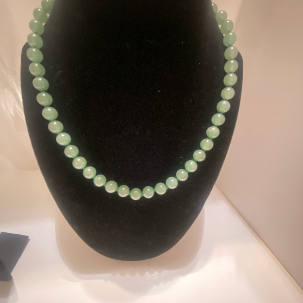 Classic Mint Green Beaded Necklace - Women Jewelry